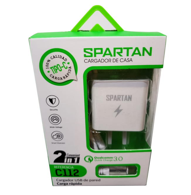 Cargador de Pared Spartan – C 3AMP